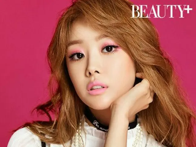 Jieun (Secret), released pictures. Magazine ”BEAUTY +”