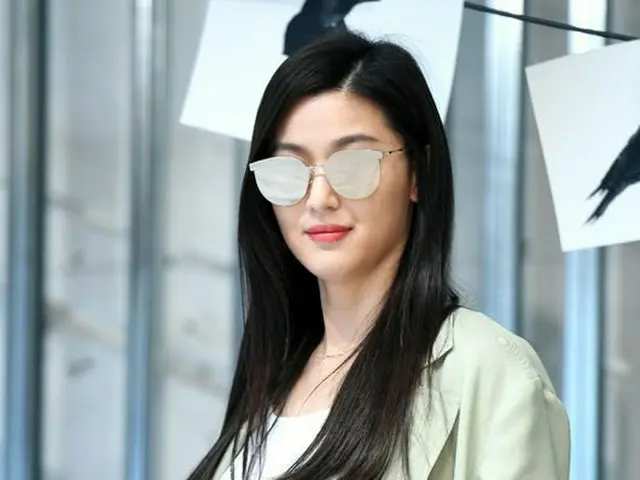 Actress Jun Ji Hyun, attends GENTLE MONSTER launch event. Seoul 8th.