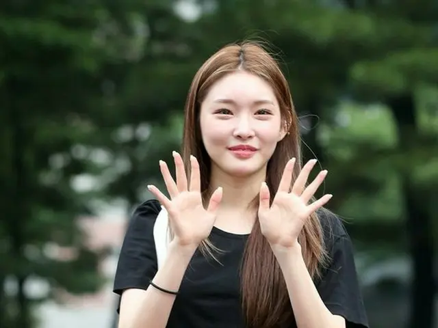 IOI former member CHUNG HA, arriving to work ”Music Bank” 20th anniversary SPrehearsal.