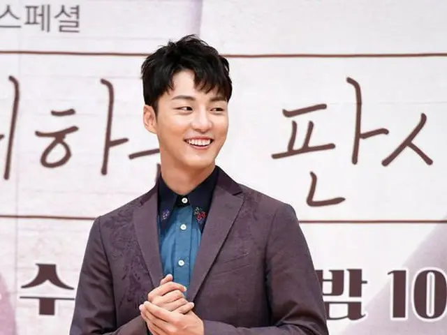 Actor Yoon Si Yoon, attended production presentation of SBS New TV Series ”ToOur Dear Judge”. On the