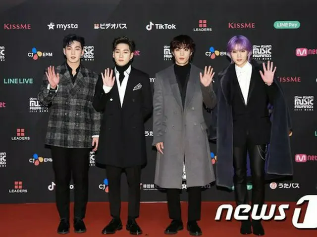 NU'EST W, ”2018 MAMA FANS 'CHOICE in JAPAN” Red carpet. Saitama Super Arena onthe afternoon of 12th.