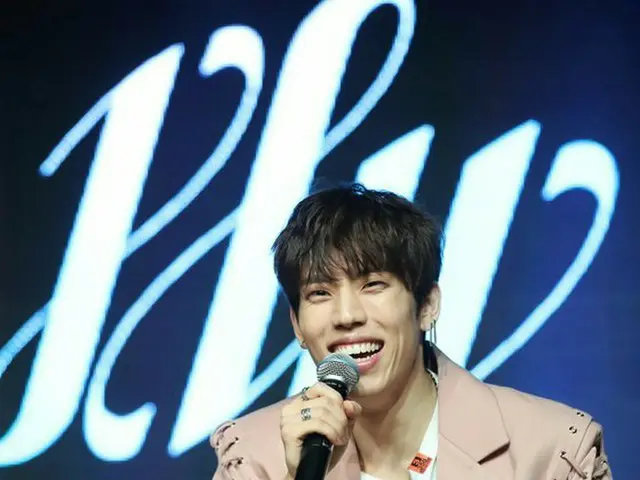 INFINITE Dong Woo, 1st mini album ”BYE” release commemorative showcase held.