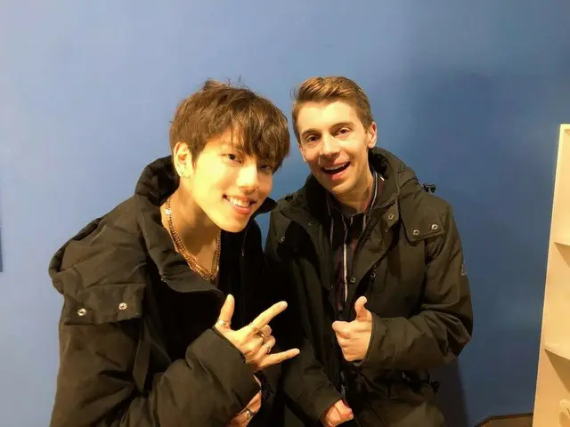 【T Official】 INFINITE, [#INFINITE] K-pop special columnist #Jeff Benjamin metwith Dong Woo since INF