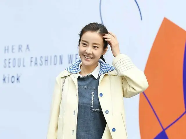 Actress Park Eun Hae, ”2017 F ​​/ W HERA Seoul Fashion Week” attended the KIOKshow. @ Seoul · Dongda