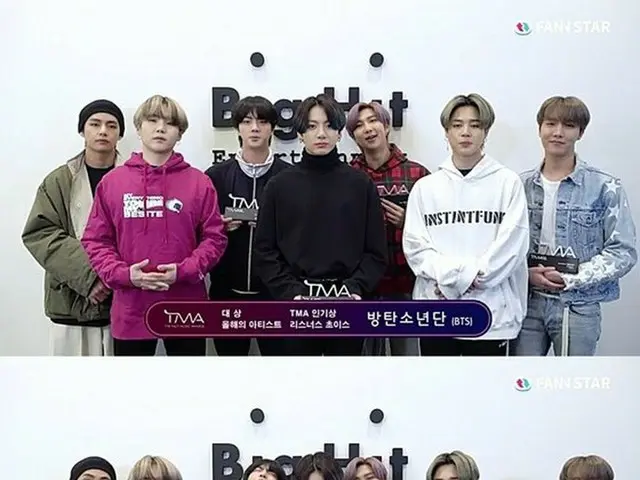 รถไฟฟ้าบีทีเอสได้รับรางวัล "THE FACT MUSIC AWARDS" รางวัลศิลปินในปีนี้รางวัลการค