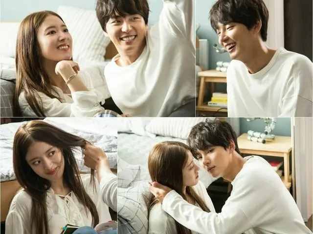 Actor Yoon Si Yoon actress Lee Se Yeong, Variety TV Series ”The best one shot”Imagination Kiss scene
