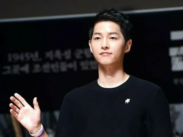 Song Joong Ki, Today (19th) I attended the preview of the movie ”BattleshipIsland”. Marriage, mentio