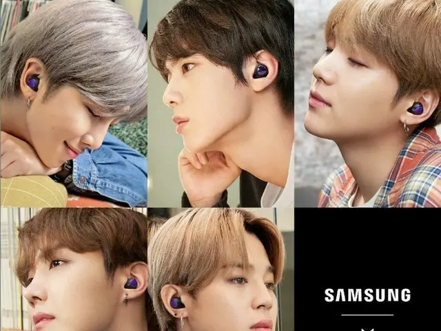 "BTS", Samsung Galaxy Buds Plus รุ่นสวมใส่รูป BTS ..