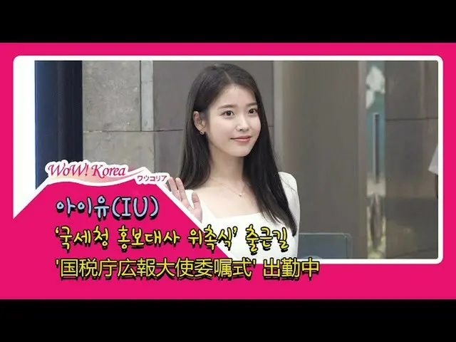 #IU เข้าร่วมใน "พิธีแต่งตั้งเอกอัครราชทูตประชาสัมพันธ์" ของการจัดเก็บภาษีแห่งชาต