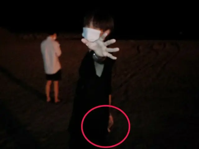 #TheBoyz Sonu ขอโทษสำหรับการสูบบุหรี่  ●โพสต์รูปภาพที่ถ่ายบนชายหาดตอนเที่ยงคืนขอ