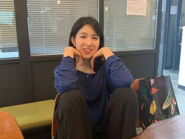 [T Official] LABOUM, [#Jien] This weekend with Latte 💙 #LABOUM #ZN