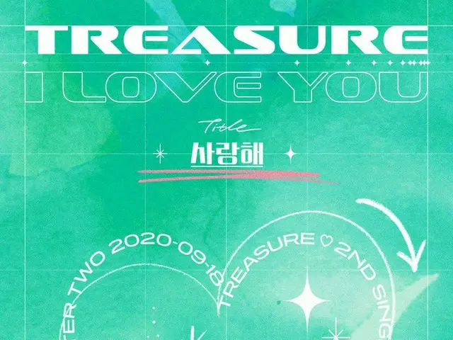 [D สูตร yg] โปสเตอร์ชื่อ #TREASURE '사랑해 (I LOVE YOU)'  ซิงเกิ้ลอัลบั้มที่สอง "Fi