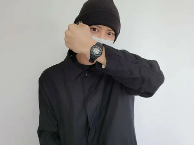 "การเข้าร่วมในวันนี้" _CHANYEOL (EXO), รูปภาพถูกโพสต์บน SNS พร้อมกับ "ลาก่อน ...