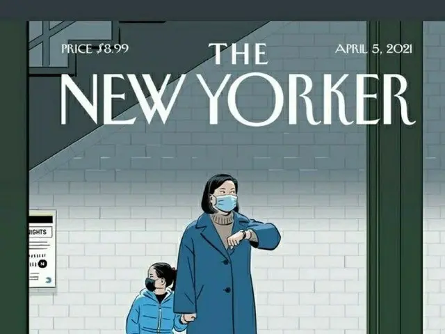 หน้าปกนิตยสาร“ THE NEW YORKER” ของอเมริกากำลังเป็นประเด็นร้อนในเกาหลี แม่และลูกส
