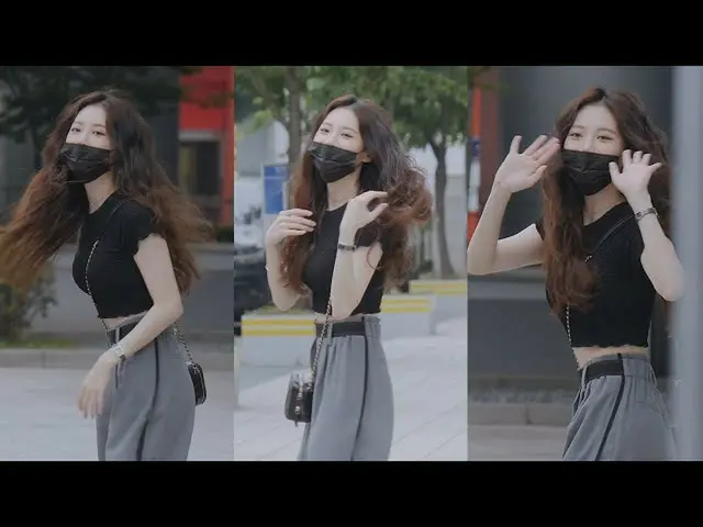 【直カムS】Yura (YURA) fancam @ 210610 Young Street ระหว่างทางไปทำงาน  