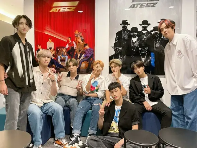 [T official] ATEEZ, [📷] ❤ATINY 1000TH DAY❤ เบื้องหลังการถ่ายทำ⠀ คุณจะล่องเรือกั