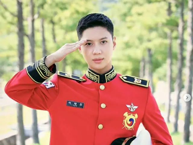 Photos will be published on TAEMIN (SHINee) and the official SNS of the MilitaryManpower Administrat