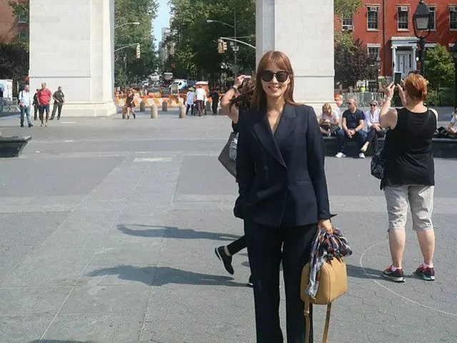 Actress Han Ji Hye, updated SNS. Reported her recent life in NY.