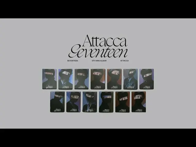 【公式】SEVENTEEN、SEVENTEEN (SEVENTEEN) 9th Mini Album 'Attacca' (CARAT VER.)ตัวอย่า