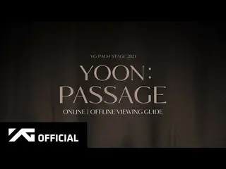 [สูตร] คู่มือการชม WINNER YOON-'PASSAGE'  