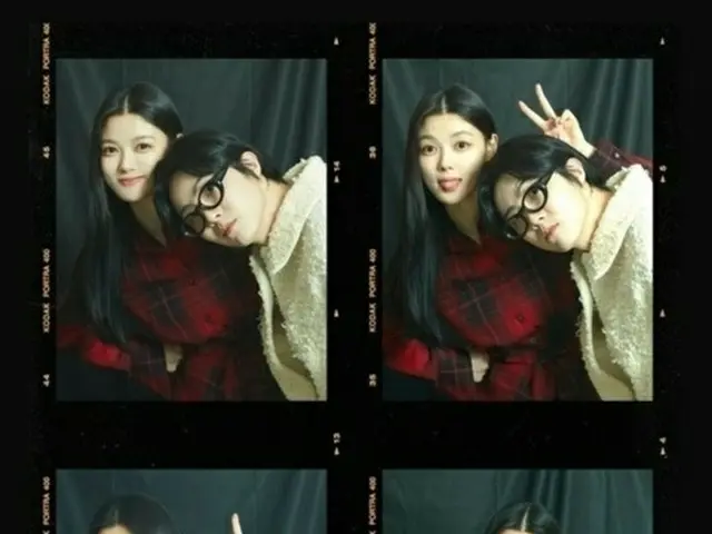 ภาพระยะใกล้ของนักแสดงสาว Kim Yoo-jeong และแร็ปเปอร์และโปรดิวเซอร์ Giriboy กลายเป