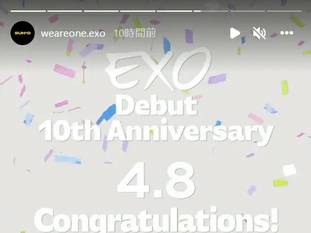 ”EXO”, today (8th) 10th anniversary of their debut. .. ..