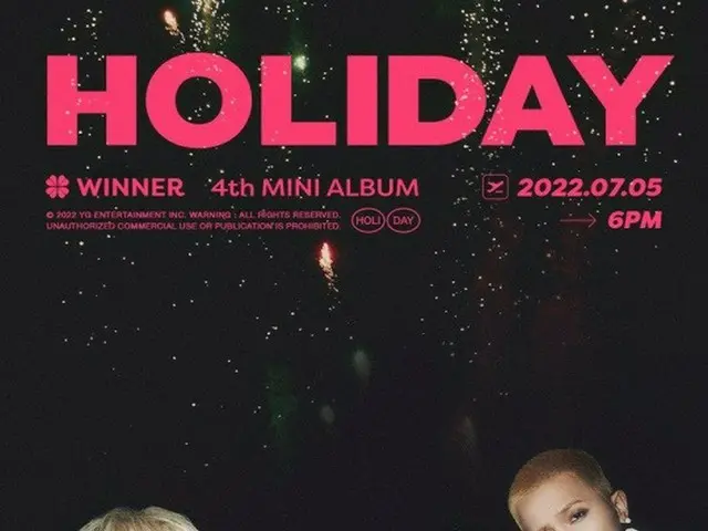 WINNER, the new album's name is ”HOLIDAY”. .. ..