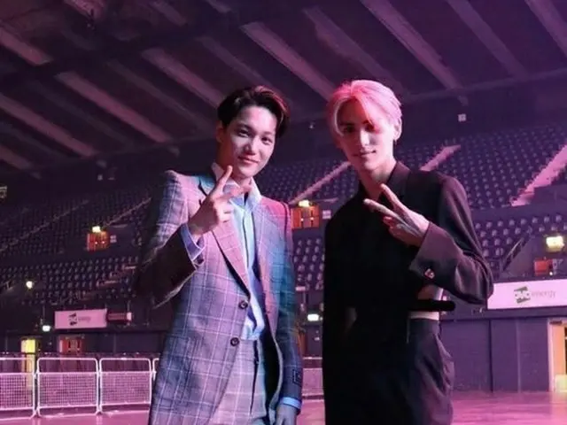 Yuteyan (SF9) released the two shots with KAI (EXO) whom Yuteyan is ”Longingfor” . .. ..