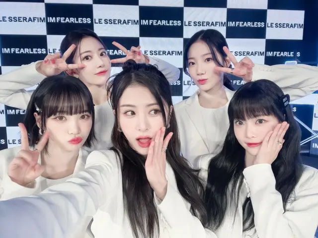 LE SSERAFIM's Japanese debut song ”FEARLESS -Japanese ver.-” ranked first in theOricon daily single