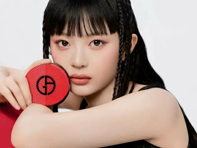 NewJeans HANI was appointed as global makeup ambassador for ARMANI beauty. . .