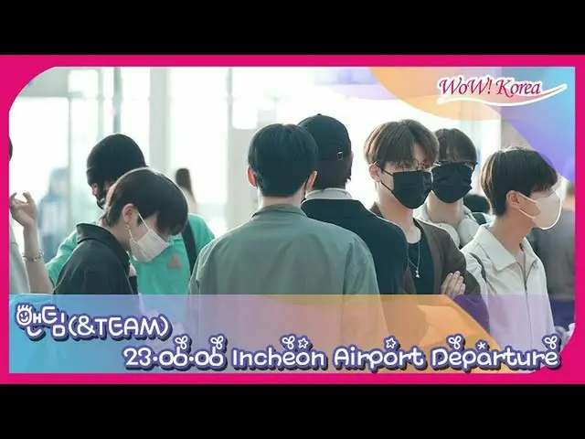 & TEAM ออกเดินทาง @Incheon International Airport ในช่วงบ่ายของวันที่ 6 .  