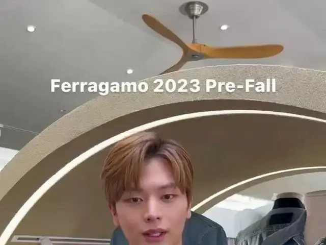 ยุกซองแจเข้าร่วมงาน FERRAGAMO pop-up store .