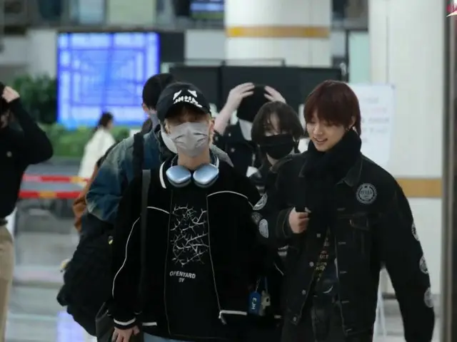 &TEAM เดินทางถึงสนามบินนานาชาติกิมโปแล้วหลังจากกลับจากญี่ปุ่น