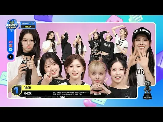 ถ่ายทอดสดทางทีวี: M Countdown | ตอนที่ 826 #NMIXX_" "Dash" การแสดงอังกอร์อันดับห