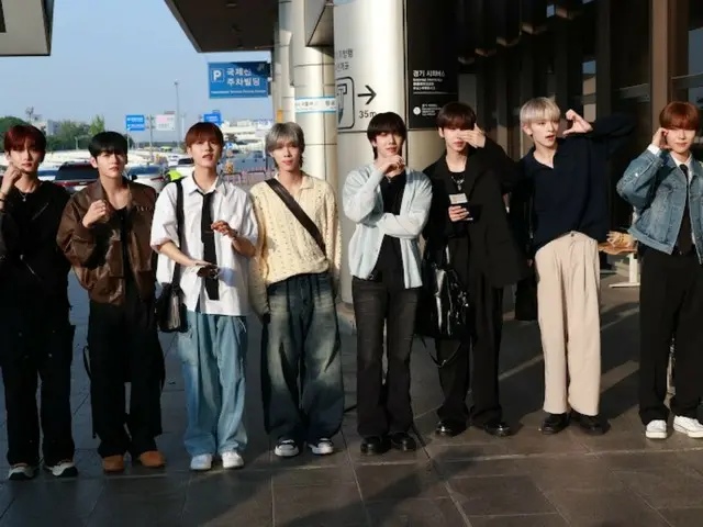 n.SSign เดินทางไปญี่ปุ่นเพื่อแสดงในงาน ”KCON JAPAN 2024” เช้าวันที่ 9ที่สนามบินนานาชาติกิมโป