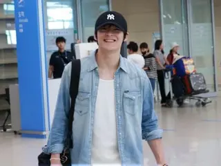 นักแสดงซงกอนฮีเดินทางกลับมาที่สนามบินนานาชาติอินชอนในเช้าวันที่ 20 หลังจากเสร็จส