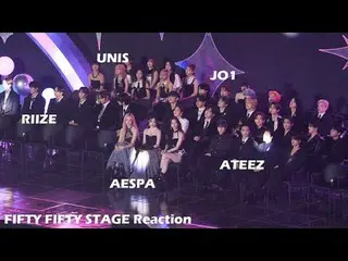 241117 KGMA FIFTY FIFTY_ _ STAGE REACTION แฟนวิดีโอโดย 스피넬
 แอสปา RIIZE_ _ ATEEZ