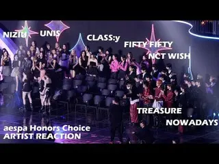 241117 แฟนแคมรางวัล KGMA Honor Choice (스피넬)
 NCT_ _ WISH_ _ NizIU_ TREASURE_ _ _