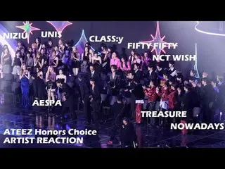 241117 แฟนแคมรางวัล KGMA Honor Choice (스피넬)
 aespa_ _ NCT_ _ WISH_ _ NizIU_ TREA