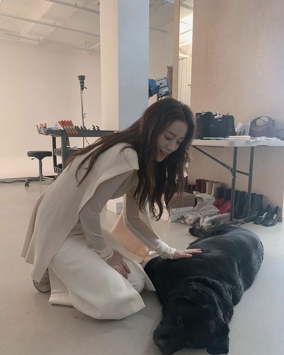 ซนแทยอนภรรยาของนักแสดงควอนซังวูความงามของเทพธิดาที่มีผมยาวและอ่อนเยาว์มากขึ้นเรื่อย ๆ