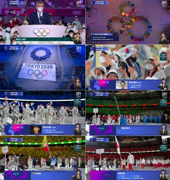 ออกอากาศพิธีเปิดการแข่งขันกีฬาโอลิมปิกของเกาหลี SBS แผนที่ในเวลาแนะนำประเทศเริ่มต้นจาก "ทาเคชิมะ (Dokdo)" ... เรตติ้งผู้ชมอันดับ 1