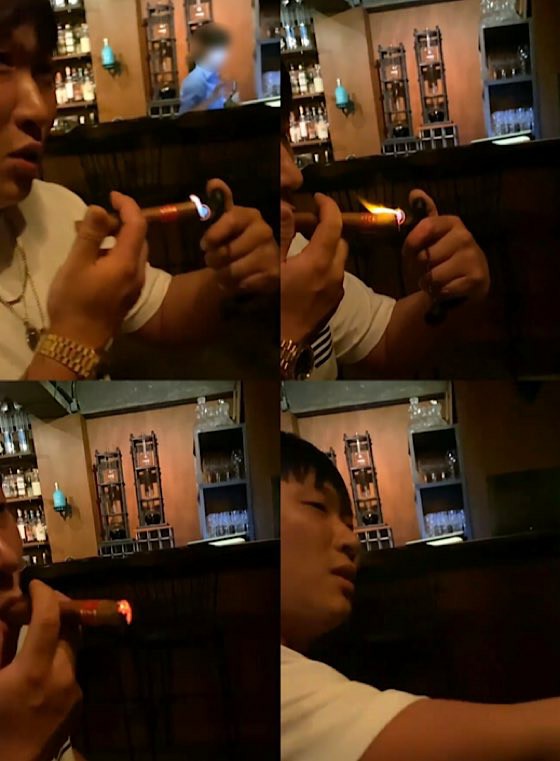 แร็ปเปอร์ สวิงส์ สูบบุหรี่วิดีโอ "โอ้ XX" บน SNS ทำไมต้องสาปแช่ง? ... "คุณจุดซิการ์อีกด้านหนึ่ง"