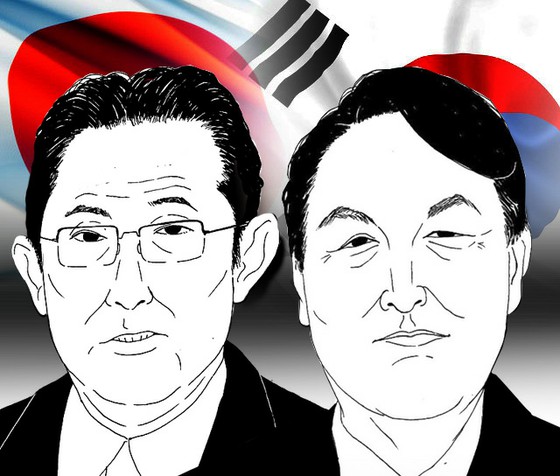"เราควรเปิดขอบฟ้าใหม่ด้วยการสืบทอดความสัมพันธ์ญี่ปุ่น-เกาหลีใต้และความร่วมมือที่มุ่งสู่อนาคต" = ประธานาธิบดี ยุน ซอก-ยู แห่งเกาหลีใต้