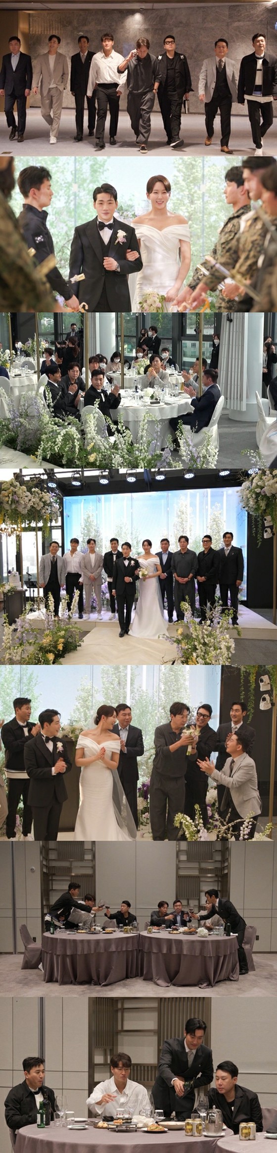 Park Gun & Han Young Kim JUNHO ที่ได้รับช่อดอกไม้ในงานแต่งงานใช่ไหม?