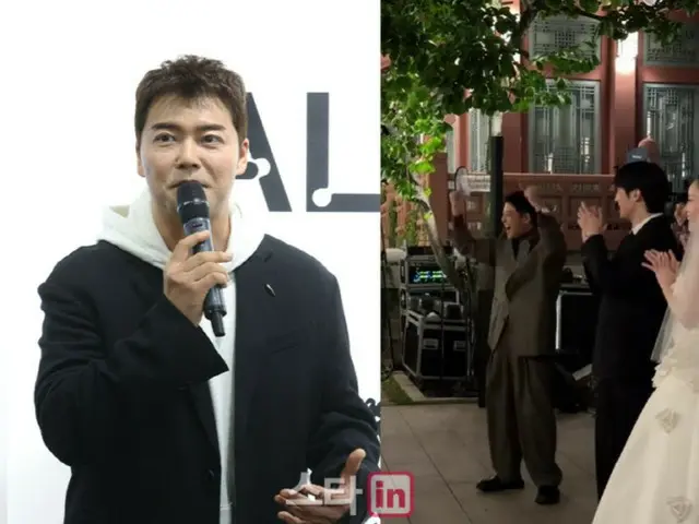 จุนฮยอนมู "ฉันได้รับช่อดอกไม้!" ในงานแต่งงานของจุกแจและฮอซองยอน