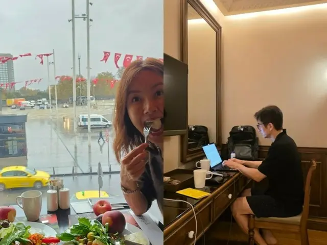 女優シン・エラが夫チャ・インピョとの日常を公開した。