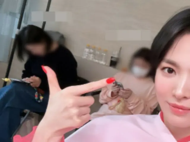 ซองเฮเคียว หน้าตาน่ารักราวกับลูกพีช... "ผู้หญิงที่สวยที่สุดในโลก" แม้จะโชว์แค่ครึ่งหน้าก็ตาม