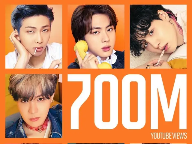 มิวสิกวิดีโอเพลง "Permission to Dance" ของ BTS มียอดวิวทะลุ 700 ล้านวิวแล้ว...เป็นครั้งที่ 10 แล้ว