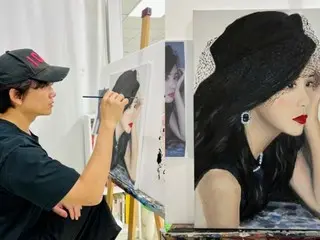 นักแสดงจีซอง ภรรยา และนักแสดงสาว ลี โบยอง เป็นผลงานชิ้นแรก "ความสามารถด้านการวาดภาพอันน่าทึ่ง"