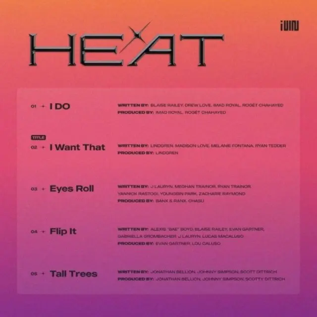 「(G)I-DLE」、米国1st EPアルバム「HEAT」トラックリスト公開